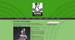 Desktop Screenshot of kiraforlag.se